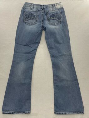 Y2K Silver Jeans Aiko Bootcut Light Wash Denim Jeans Women's W30 L33 Wings